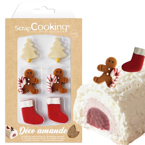 ScrapCooking - Décos en Pâte d’Amande « Sweet Xmas » - Décorations Alimentaires Noël pour Bûches & Gâteaux - Décos Comestible Pâtisseries - Sapin Bonhomme Pain d’Épices - 7609 ScrapCooking - Décos en Pâte d’Amande « Sweet Xmas » - Décorations Alimentaires Noël pour Bûches & Gâteaux - Décos Comestible Pâtisseries - Sapin Bonhomme Pain d’Épices - 7609 von ScrapCooking