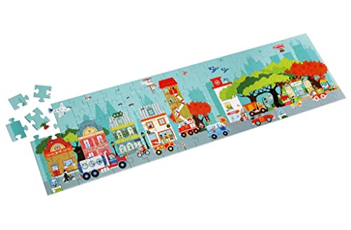 SCRATCH 276181109 Bodenpuzzle, Motiv: Stadt, Puzzle mit großen Teilen für Kinder ab 5 Jahren, 100 Teile SCRATCH 276181109 Bodenpuzzle, Motiv: Stadt, Puzzle mit großen Teilen für Kinder ab 5 Jahren, 100 Teile von Scratch Europe