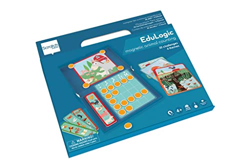 SCRATCH 276182271 Magnetisches Lernspiel Tierische Zahlen, 1 Spieler, für Kinder ab 4 Jahren SCRATCH 276182271 Magnetisches Lernspiel Tierische Zahlen, 1 Spieler, für Kinder ab 4 Jahren von Scratch Europe