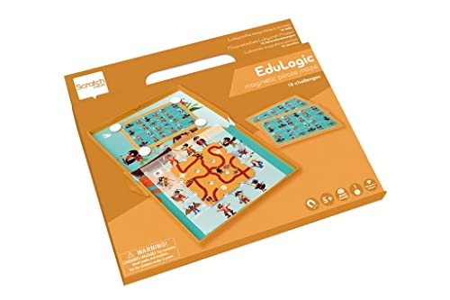 SCRATCH 276182275 Magnetisches Lernspiel Labyrinth Piraten, 1 Spieler, für Kinder ab 5 Jahren SCRATCH 276182275 Magnetisches Lernspiel Labyrinth Piraten, 1 Spieler, für Kinder ab 5 Jahren von Scratch Europe