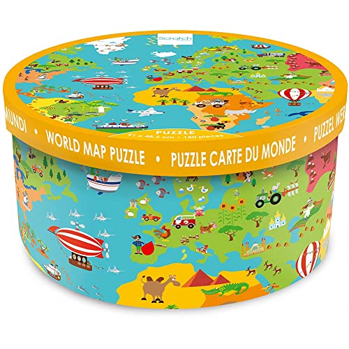 Scratch 6181076 Puzzle XXL Weltkarte, 150 Teile Scratch 6181076 Puzzle XXL Weltkarte, 150 Teile von Scratch Europe