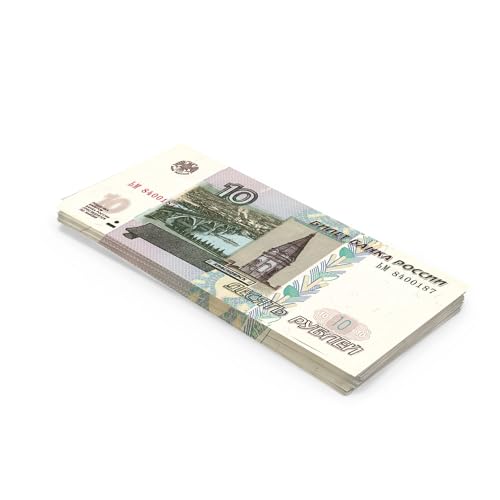 Scratch Cash 100 x 10 Russische Rubel Geld zum Spielen (erhöht auf 125%) von Scratch Lover