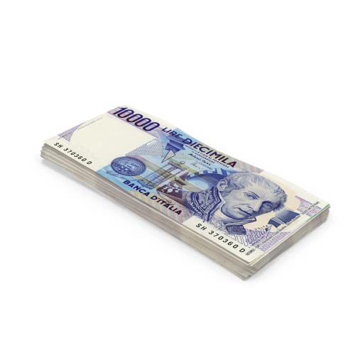 Scratch Cash 100 x ₤ 10.000 Lira Spielgeld (Reale Größe) von Scratch Lover
