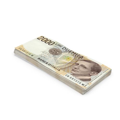Scratch Cash 100 x ₤ 2.000 Lira Spielgeld (Reale Größe) von Scratch Lover