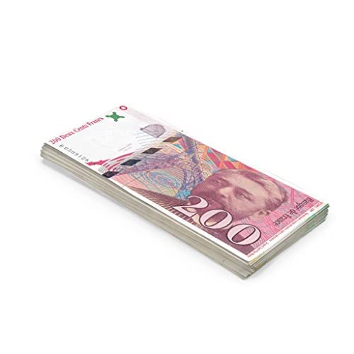 Scratch Cash 100 x ₣ 200 Franken Spielgeld (Reale Größe) von Scratch Lover