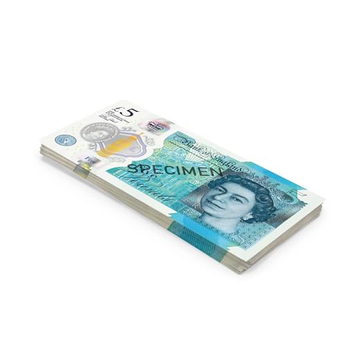 Scratch Cash 100 x £5 Pfund Geld zum Spielen - gebündeltes Paket für Video, Fake Casinos, Photo Booth, Geschenke von Scratch Lover