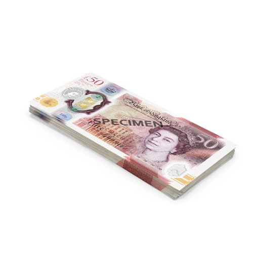 Scratch Cash 100 x £50 Pfund Geld zum Spielen - gebündeltes Paket für Video, Fake Casinos, Photo Booth, Geschenke Scratch Cash 100 x £50 Pfund Geld zum Spielen - gebündeltes Paket für Video, Fake Casinos, Photo Booth, Geschenke von Scratch Lover