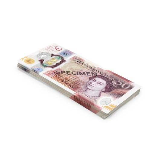 Scratch Cash 100 x £50 Pfund Geld zum Spielen - gebündeltes Paket für Video, Fake Casinos, Photo Booth, Geschenke von Scratch Lover