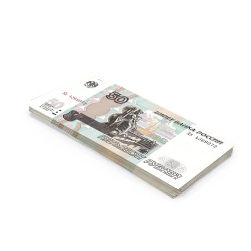 Scratch Cash 100 x 50 Russische Rubel Geld zum Spielen (reduziert auf 75%) von Scratch Lover