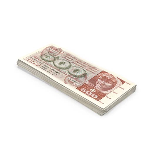 Scratch Cash 100 x 500 Schweizer Franken Fünfte Serie Geld zum Spielen (echte Größe) von Scratch Lover