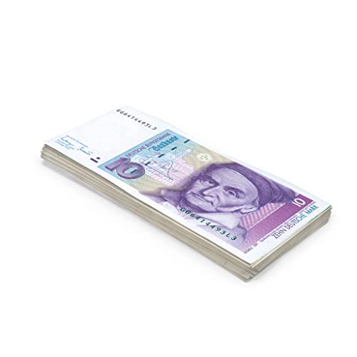 Scratch Cash Marken 100 x DM 10 Geld zum Spielen (tatsächliche Größe) von Scratch Lover