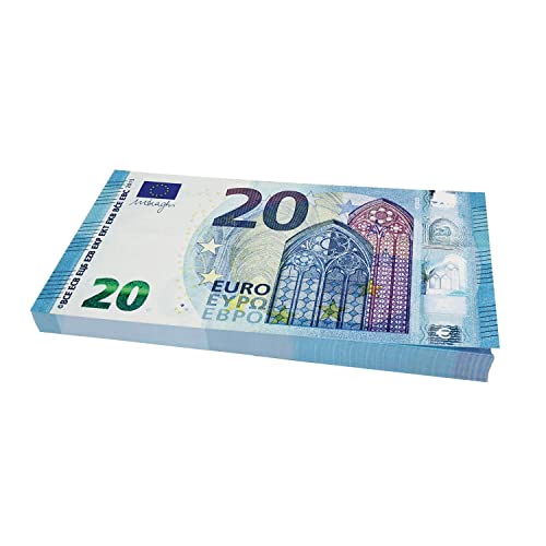 Scratch Cash 100 x € 20 Euro Money to Play (Größe reduziert auf 75% im Vergleich zu echten) von Scratch Lover