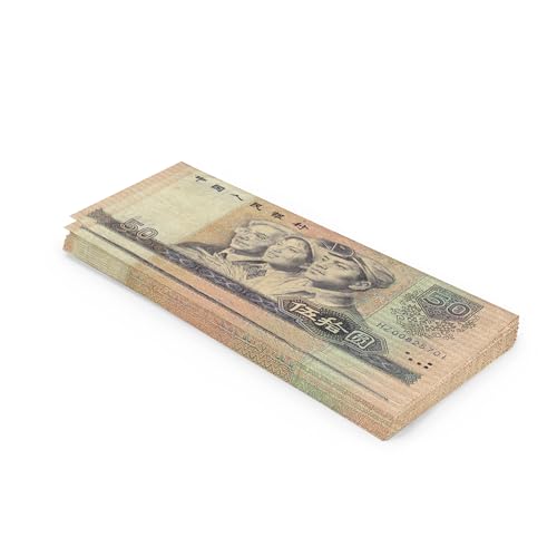 Scratch Cash 100 x ¥ 50 Chinesischer Renminbi vierte Serie Geld zum Spielen (tatsächliche Größe) von Scratch Lover