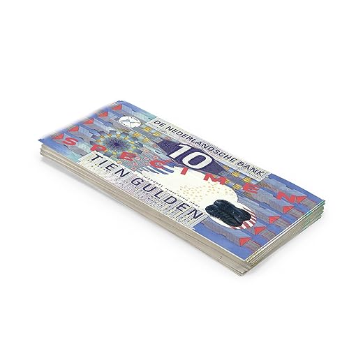 Scratch Cash 100 x ƒ 10 Niederländische Forint Geld zum Spielen (tatsächliche Größe) von Scratch Lover