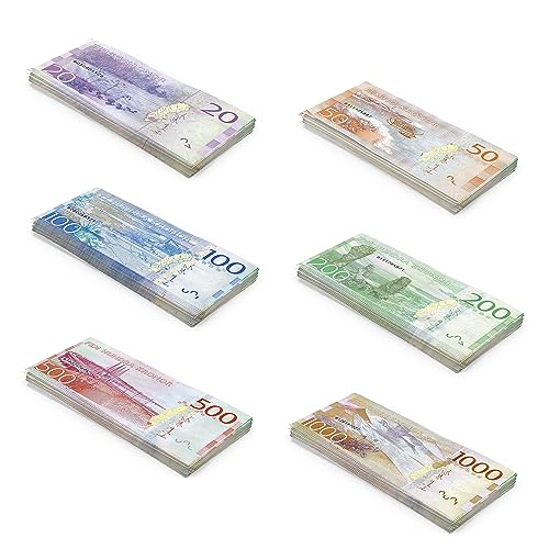 Scratch Cash Mini Bundle Schwedische Kronen Geld zum Spielen (125% erhöht) 150 Banknoten, 6 Bündel à 25 x 20, 50, 100, 200, 500 und 1000 Schwedische Kronen von Scratch Lover