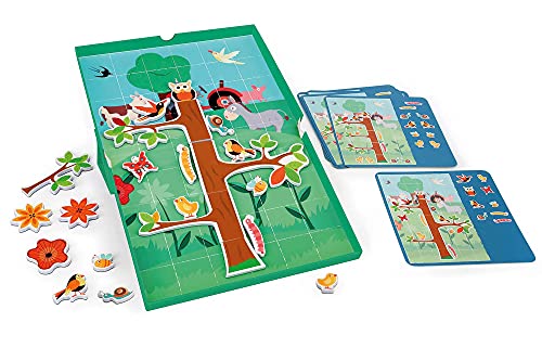 SCRATCH 276182274 Magnetisches Lernspiel Bauernhof, 1 Spieler, für Kinder ab 4 Jahren von Scratch Europe