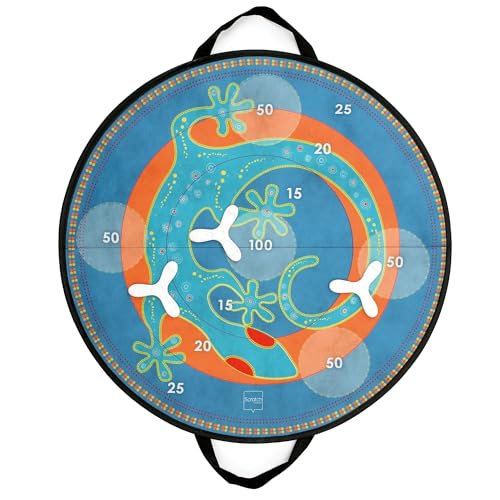 SCRATCH Magnetische Zielscheibe, Wurfspiel, Kinder Dartscheibe und Zubehör, Spielzeug für drinnen und draußen, Motiv Salamander SCRATCH Magnetische Zielscheibe, Wurfspiel, Kinder Dartscheibe und Zubehör, Spielzeug für drinnen und draußen, Motiv Salamander von Scratch Europe