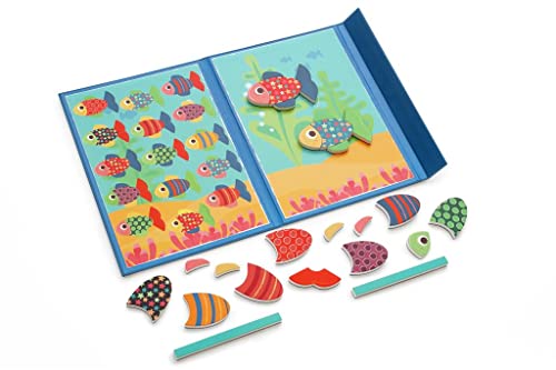 Scratch 276182296 Magnetisches Lernspiel, Fische, 1 Spieler, für Kinder ab 3 Jahren von Scratch Europe