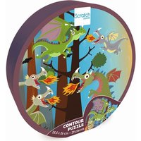 Scratch - Konturpuzzle Drachen 29 Teile Scratch - Konturpuzzle Drachen 29 Teile von Scratch