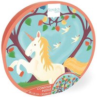 Scratch - Konturpuzzle Einhorn 30 Teile von Scratch