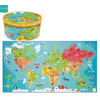 Scratch - Puzzle XXL Weltkarte 150 Teile von Scratch