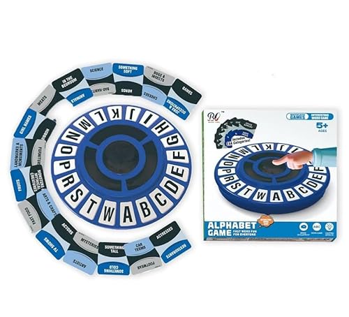 Familien-Brettspiele, Schnelles Denken Alphabet-Brettspiele, Lustige Wort-Puzzles, Buchstaben-Press-Spiele FüR Alle Altersgruppen, WäHlen Sie Kategorien Und Rennen Gegen Den Timer (englisch) von Scribbelfein