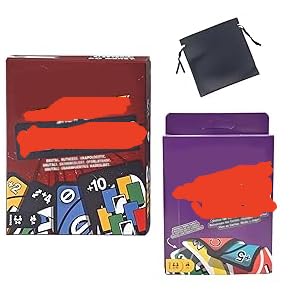 Kartenspiel, Gesellschaftsspiel, Card Game, Familienabende, Show 'em No Merc, Kartenspiel mit beidseitig bedruckten Karten, brutale Spielregeln für die gnadenloseste Version, zwei Kartendecks von Scribbelfein
