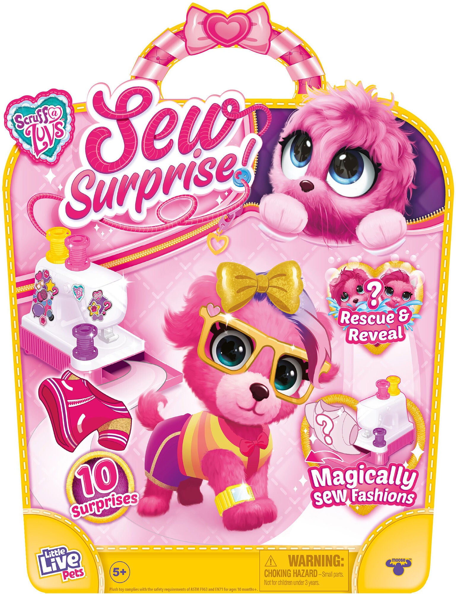 Scruff-A-Luvs Kuscheltier Sew Surprise, Rosa Scruff-A-Luvs Kuscheltier Sew Surprise, Rosa von Scruff-a-Luvs