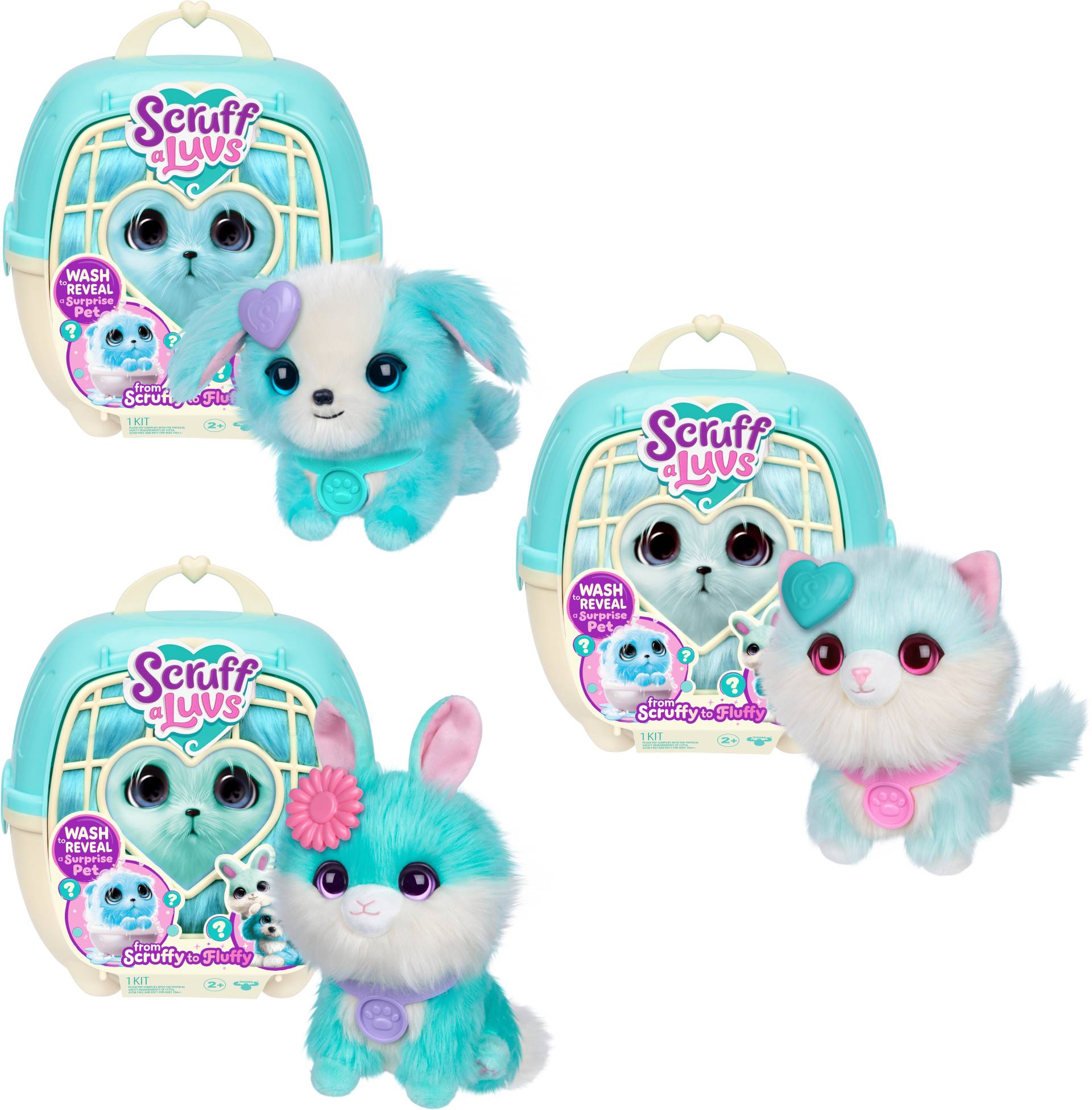 Scruff-A-Luvs Plüschspielzeug, Blau Gemischt von Scruff-a-Luvs