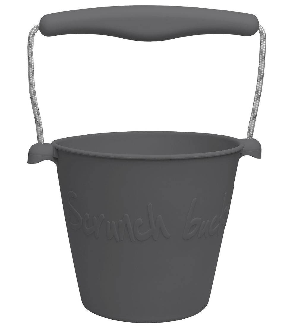 Scrunch Eimer - Silikon - 13 cm - Dunkelgrau - Scrunch - One Size - Eimer Scrunch Eimer - Silikon - 13 cm - Dunkelgrau - Scrunch - One Size - Eimer von Scrunch