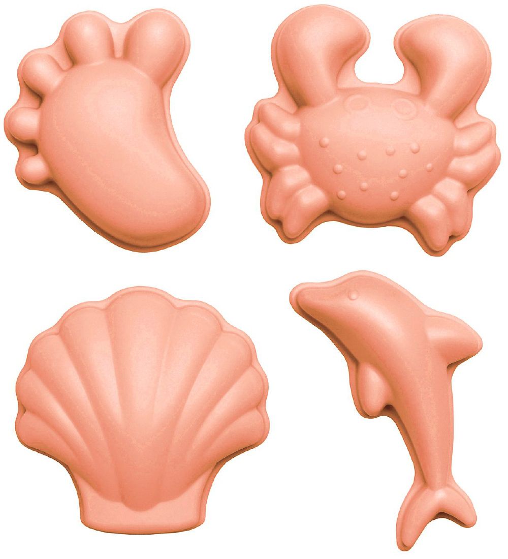 Scrunch Sandformen - 4 st. - Silikon - 6,5-10,5 cm - Coral - Scrunch - One Size - Sandspielzeug Scrunch Sandformen - 4 st. - Silikon - 6,5-10,5 cm - Coral - Scrunch - One Size - Sandspielzeug von Scrunch