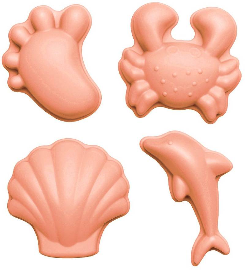 Scrunch Sandformen - 4 st. - Silikon - 6,5-10,5 cm - Coral - Scrunch - One Size - Sandspielzeug Scrunch Sandformen - 4 st. - Silikon - 6,5-10,5 cm - Coral - Scrunch - One Size - Sandspielzeug von Scrunch