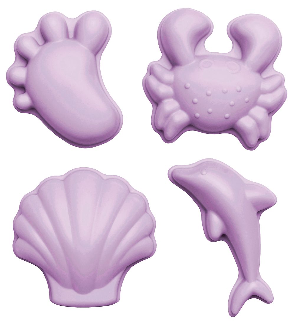 Scrunch Sandformen - 4 st. - Silikon - 6,5-10,5 cm - Helles Lila - Scrunch - One Size - Sandspielzeug Scrunch Sandformen - 4 st. - Silikon - 6,5-10,5 cm - Helles Lila - Scrunch - One Size - Sandspielzeug von Scrunch