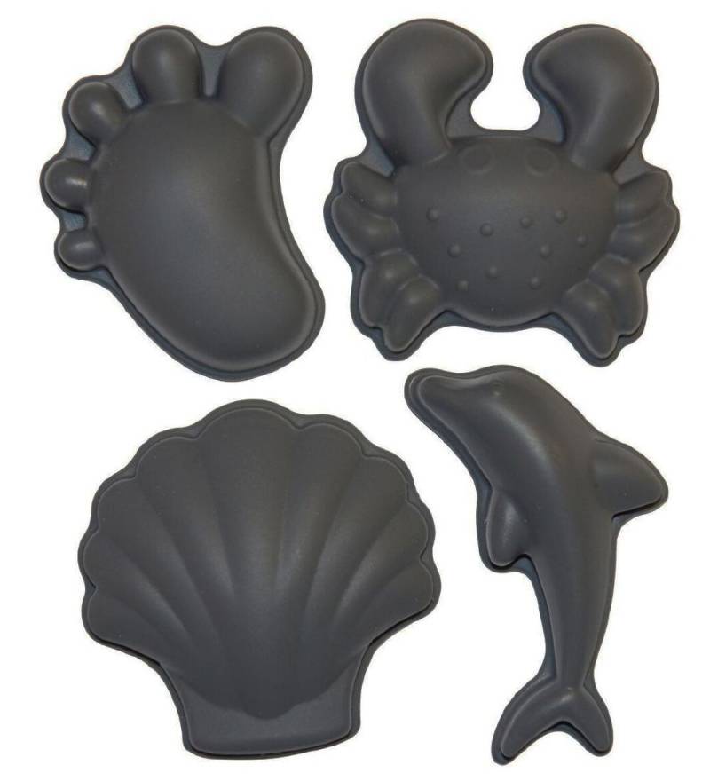 Scrunch Sandformen - 4 st. - Silikon - 6,5 bis 10,5 cm - Dunkelg - Scrunch - One Size - Sandspielzeug Scrunch Sandformen - 4 st. - Silikon - 6,5 bis 10,5 cm - Dunkelg - Scrunch - One Size - Sandspielzeug von Scrunch