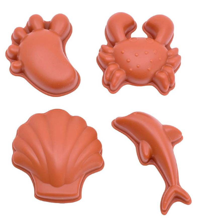 Scrunch Sandformen - 4 st. - Silikon - Rust - Scrunch - One Size - Sandspielzeug Scrunch Sandformen - 4 st. - Silikon - Rust - Scrunch - One Size - Sandspielzeug von Scrunch