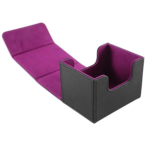 Sctecoau 1 Stück Sammelkarten-Deck-Box, Karten-Organizer, Schutzbehälter für Mehr Als 100 Karten, Lila Sctecoau 1 Stück Sammelkarten-Deck-Box, Karten-Organizer, Schutzbehälter für Mehr Als 100 Karten, Lila von Sctecoau
