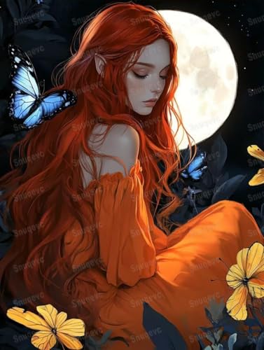 1000 Teile Puzzles für Erwachsene - Schmetterling Frau Lustige Puzzles Geschenk für Geburtstag Hochzeit Weihnachten Halloween 1000 Teile Puzzles für Erwachsene - Schmetterling Frau Lustige Puzzles Geschenk für Geburtstag Hochzeit Weihnachten Halloween von Scvgfdxzs
