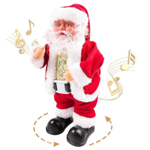 Twerking Weihnachtsmann, Shaking HIPS Walking Circle Santa Claus Singing Dancing Christmas Santa Claus Toys Xmas Elektrische Puppen Englisches Lied von SdeNow