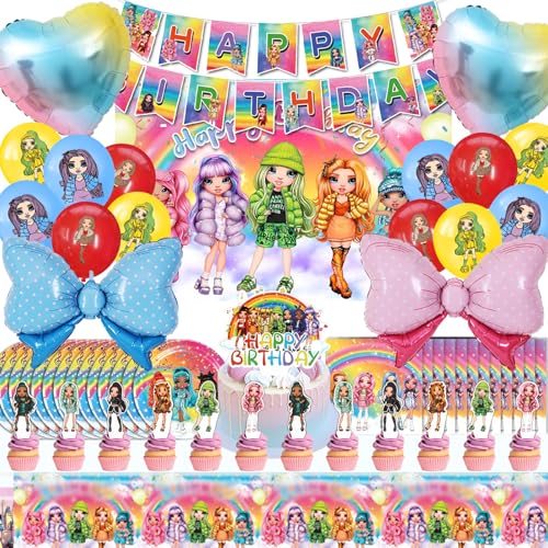 80 Pcs Rainbow Geburtstag Deko Set, Rainbow Birthday Decorations, Rainbow Kindergeburtstag, Rainbow Luftballon, Rainbow Balloons, Rainbow Party Set, Rainbow Geschirr, Rainbow Hintergrund 80 Pcs Rainbow Geburtstag Deko Set, Rainbow Birthday Decorations, Rainbow Kindergeburtstag, Rainbow Luftballon, Rainbow Balloons, Rainbow Party Set, Rainbow Geschirr, Rainbow Hintergrund von Sdjuifsd