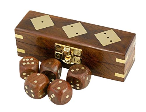 Sea-Club Würfel-Spiel Spiel Holz 13x4cm Maritime Dekoration von Sea-Club