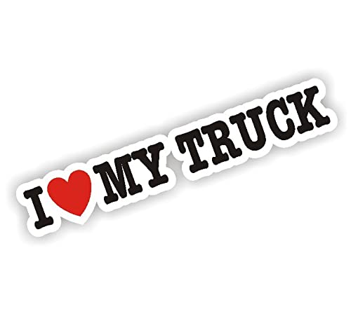 Sea View Stickers Aufkleber "I Love My Truck" von Sea View Stickers