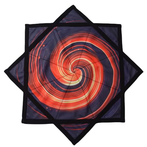 Flowstar Anfänger Flow Star Spinning Tuch Einfach drehen Seitendruck Jonglieren und Geschicklichkeit Spielzeug Fingerspitze Drehen Flow Spielzeug Dapo Star (R04-style1) von Seabaras