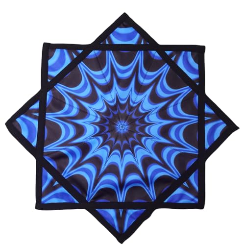 Flowstar Anfänger Flow Star Spinning Tuch Einfach drehen Seitendruck Jonglieren und Geschicklichkeit Spielzeug Fingerspitze Drehen Flow Spielzeug Dapo Star (R04-style5) von Seabaras