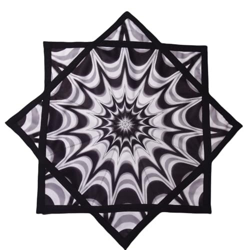 Flowstar Anfänger Flow Star Spinning Tuch Einfach drehen Seitendruck Jonglieren und Geschicklichkeit Spielzeug Fingerspitze Drehen Flow Spielzeug Dapo Star (R04-style6) von Seabaras