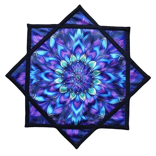 Flowstar Anfänger Flow Star Spinning Tuch Einfach drehen Seitendruck Jonglieren und Geschicklichkeit Spielzeug Fingerspitze Drehen Flow Spielzeug Dapo Star (R05-style4) von Seabaras