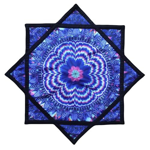 Flowstar Anfänger Flow Star Spinning Tuch Einfach drehen Seitendruck Jonglieren und Geschicklichkeit Spielzeug Fingerspitze Drehen Flow Spielzeug Dapo Star (R05-style6) von Seabaras