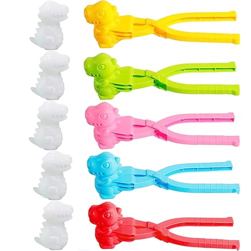 Schneeballzange, 5 Stück Schneeballmacher, Schneeball Former, Sandball Schneeball Clip Maker, Schneeformen Viele Formen Winter Outdoor Spielzeug für Schneeballschlacht Spiele, Winter Schnee Strand Schneeballzange, 5 Stück Schneeballmacher, Schneeball Former, Sandball Schneeball Clip Maker, Schneeformen Viele Formen Winter Outdoor Spielzeug für Schneeballschlacht Spiele, Winter Schnee Strand von Seasboes