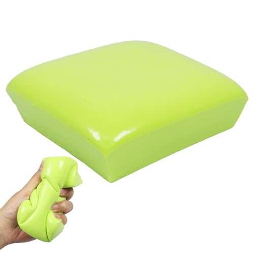 Squishy Squeeze Toy, Antistress Spielzeug, Stressabbau Quetsch Spielzeug Grünes Brot, Squishy Spielzeug, Pinching Brot Simulation Toy, Quetsch Spielzeug Slow Rising Geschenk für Kinder Erwachsene von Seasboes