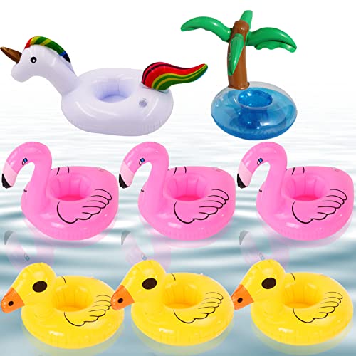Seasboes 8 Stück Aufblasbare Getränkehalter, Pool Untersetzer, Schwimmender Getränkehalter Getränke Dosenhalter, Inflatable Becherhalter, Badespielzeugset für Schwimmbecken, Kinder Badespielzeug Seasboes 8 Stück Aufblasbare Getränkehalter, Pool Untersetzer, Schwimmender Getränkehalter Getränke Dosenhalter, Inflatable Becherhalter, Badespielzeugset für Schwimmbecken, Kinder Badespielzeug von Seasboes