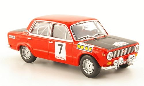 Seat 124 1600, No.7, Trofeo Seat, Rally Criterium Luis de Baviera, 1972, Modellauto, Fertigmodell, MCW-SC44 1:43 von Seat
